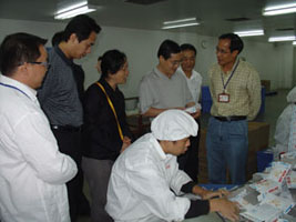 省領(lǐng)導(dǎo)、市領(lǐng)導(dǎo)來我司進行視察、指導(dǎo)