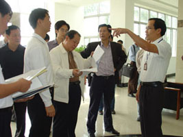 省領(lǐng)導(dǎo)、市領(lǐng)導(dǎo)來我司進行視察、指導(dǎo)